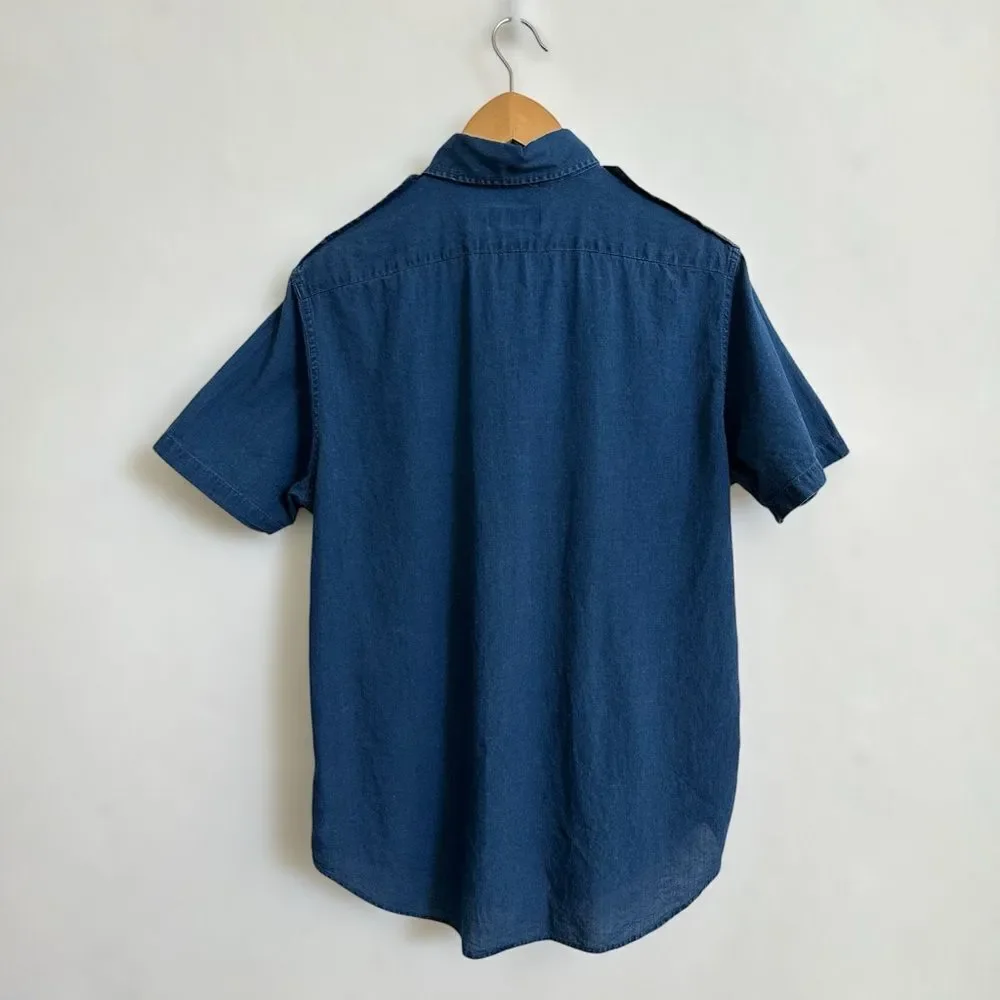 Polo Ralph Lauren Havana Style Shirt Blue Size Small